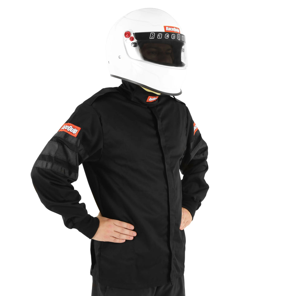 Racequip Single Layer Fire Suit Jacket - Black
