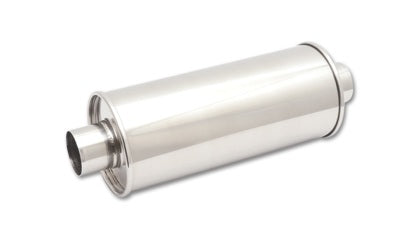 Vibrant STREETPOWER Universal Muffler - 3.00" Inlet/Outlet - Round - 304 STAINLESS
