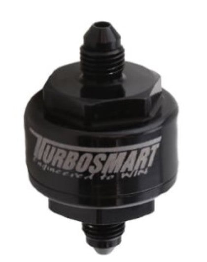 Turbosmart Billet Turbo Oil Feed Filter 44um -4AN (Black)