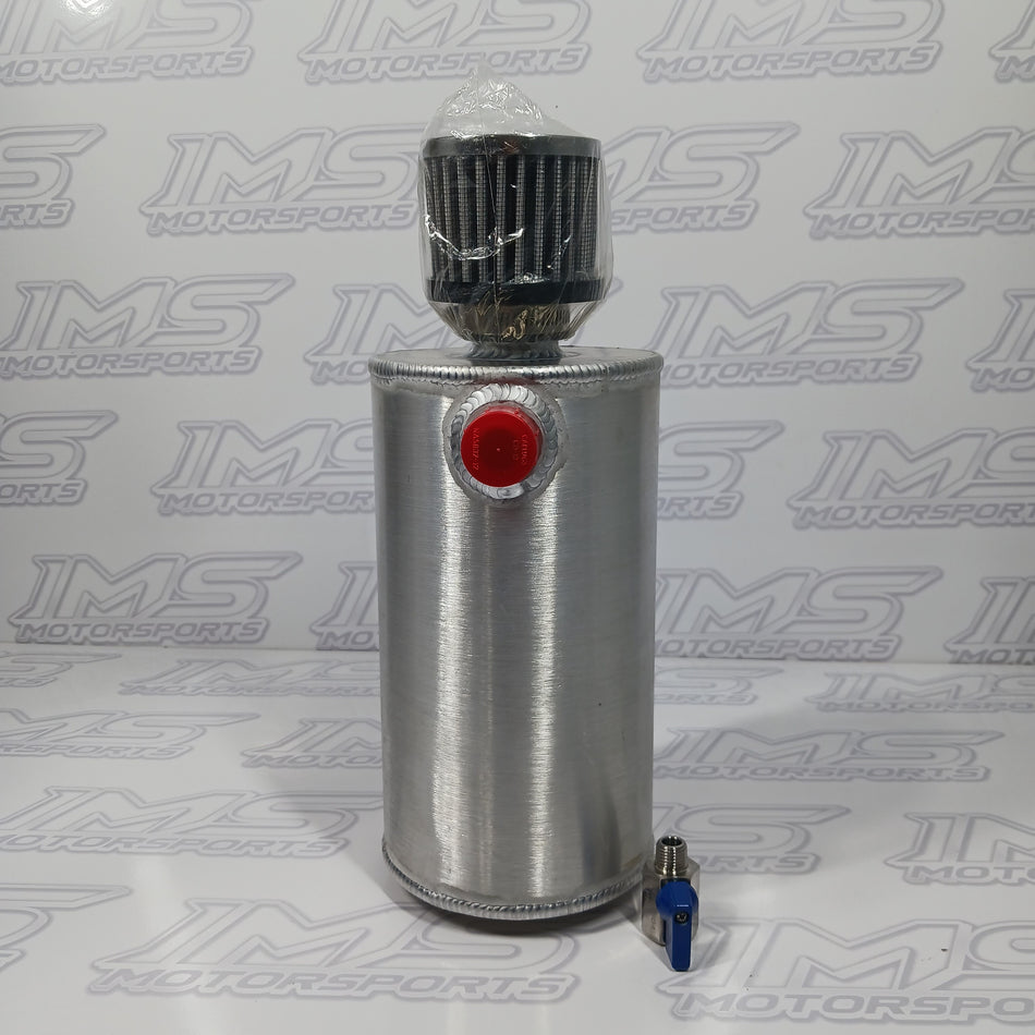 IMS 5" Round High Capacity Oil Catch Can (-12 AN / 2.9L)