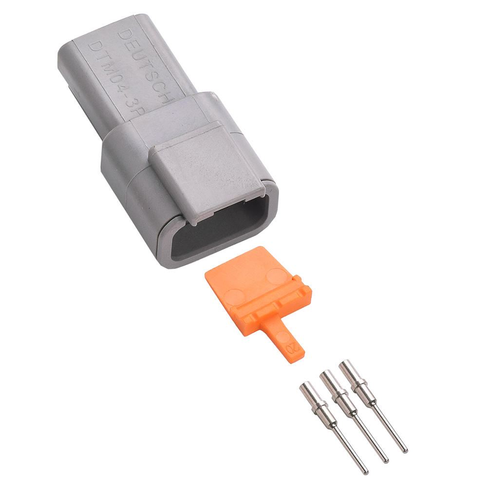 Deutsch DTM 3 Pin Motorsport Connector Kit With EZ-Crimp Contacts 16-22 AWG - Foto 2