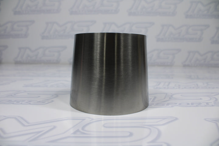 3.50" OD X 4.00" OD Transition/Reducer (3.375" Length)- SS 304 Brushed Finish