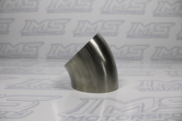 3.50" 45° Tight Radius Mandrel Bend - 1D / 3.5" CLR - 16GA - No Leg