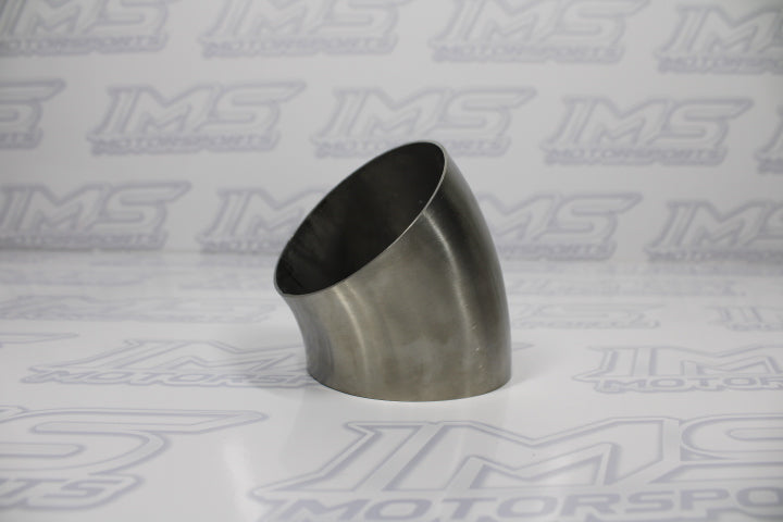 3.50" 45° Tight Radius Mandrel Bend - 1D / 3.5" CLR - 16GA - No Leg