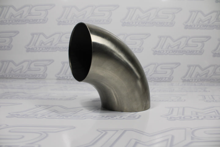 3.50" 90° Tight Radius Mandrel Bend - 1D / 3.5" CLR - 16GA - No Leg